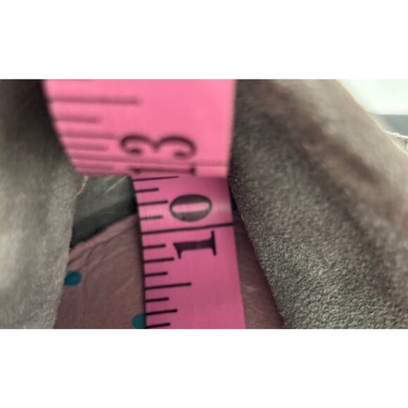 Gudrun Sjoden Suede Boots Moccasins Fringe Size 40 US 9.5 Gray Boho Hippie - Picture 13 of 15